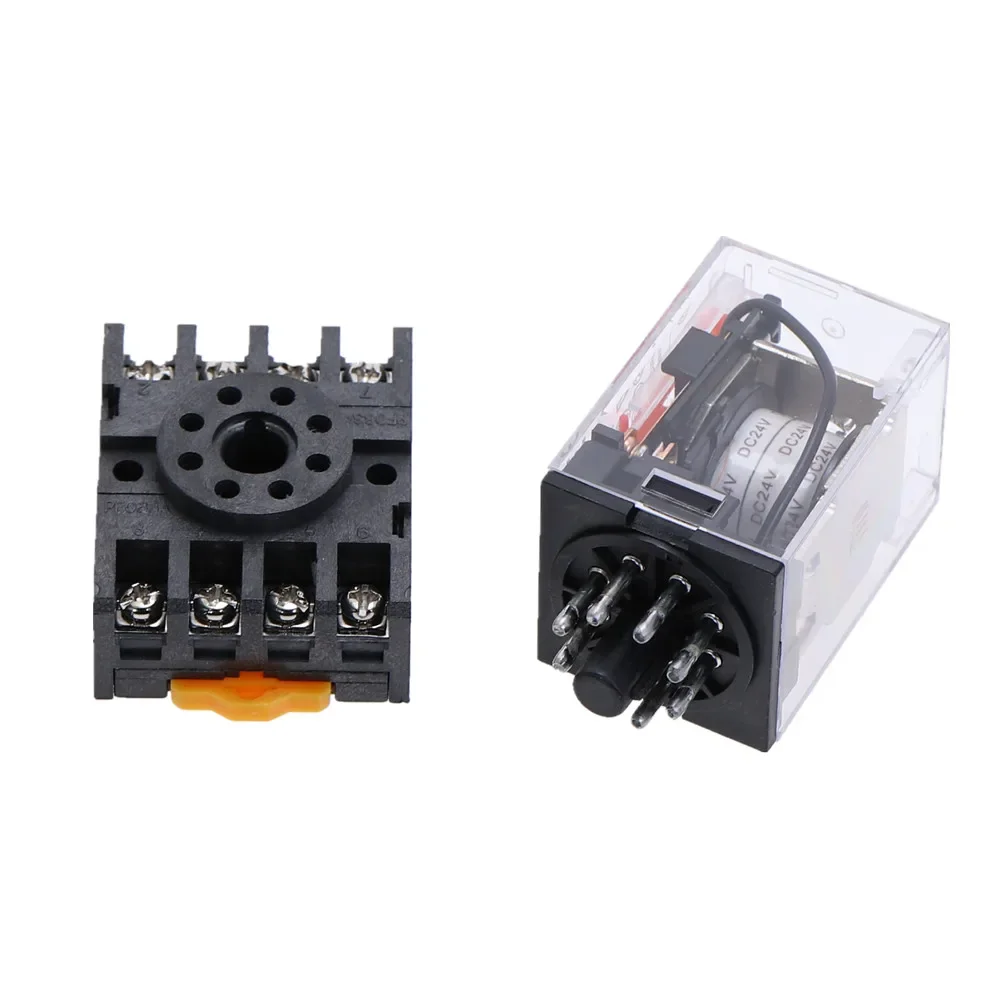 

MK2P-I MK3P-I Intermediate Relay Small Copper Coil Silver Contact AC110V/220V/380V DC6V/24V 8 Pin 11 Pin