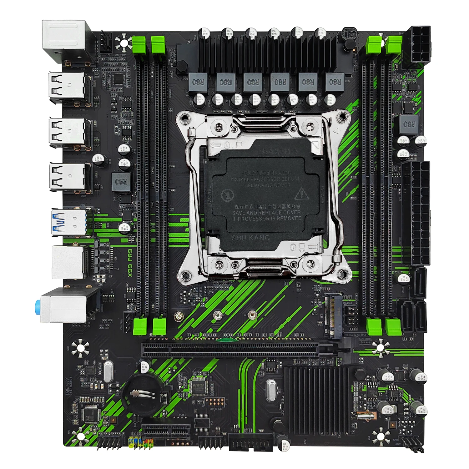 Motherboard Combo Grupo Lga 20113 Cpu Kit Xeon e5 2620 v4 Processador Ddr4 16gb de Memória Ram M-atx Nvme Sata M.2 Machinist-x99 Pr9 - Imagem 4