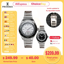 Proxima PX1711 39mm New Men Automatic Mechanical Watch Fashion Sports Sapphire Display Caseback Crystal PT5000 BGW9 Reloj Hombre