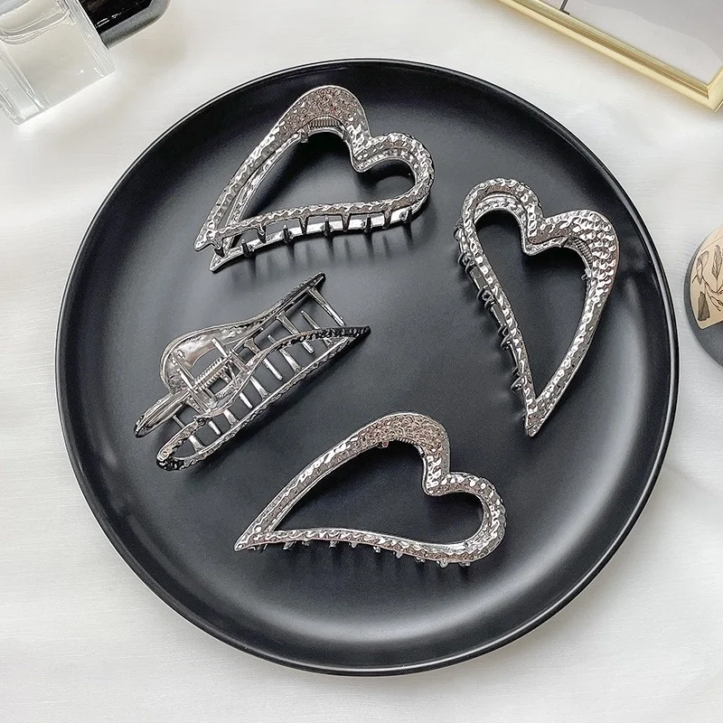 Mode Metall Stern Haar Krallen Clips für Frauen Mädchen Klemmen Korea geometrische Haar Krabben Haarnadeln Haars pangen Kopf bedeckung Haarschmuck – Detail 19