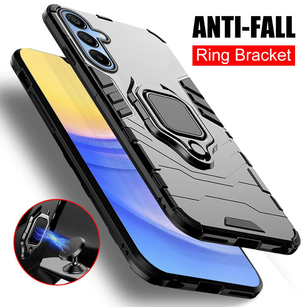 Magnetic Ring Holder Case For Samsung Galaxy A15 A05 05S 5G 4G Full Lens Protective Back Cover On Samsun galaxya 05 05s_voghion.com