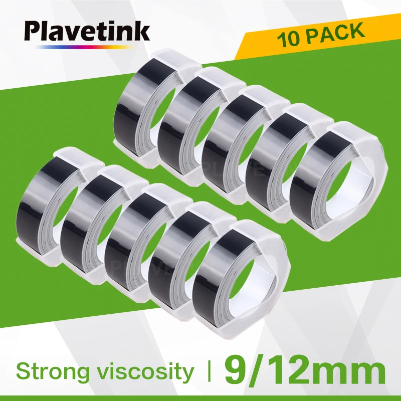 

Многоцветная сменная этикетка Plavetink 10x9 мм для Dymo 3D, кассета для Dymo 12965 Motex E-101 1610 1540 1880 этикеток