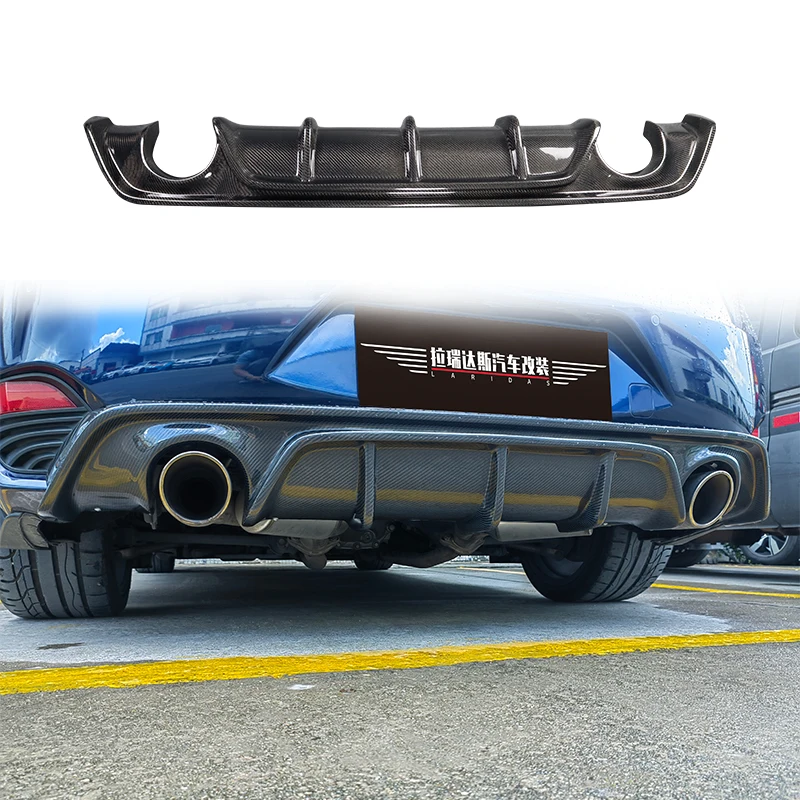 

For 2016-2022 INFINITI Q60S Coupe Rear Diffuse High Quality Carbon Fiber Material Rear Bumper Car Exterior Accessories Body Kit