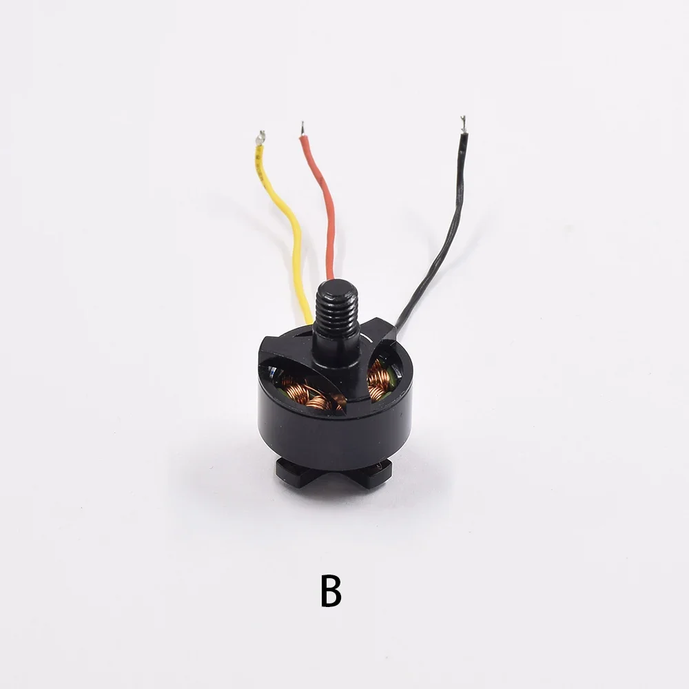Comparaison taille du micro moteur brushless 1306 avec une pièce de monnaie, filetage gauche/droit pour avion RC