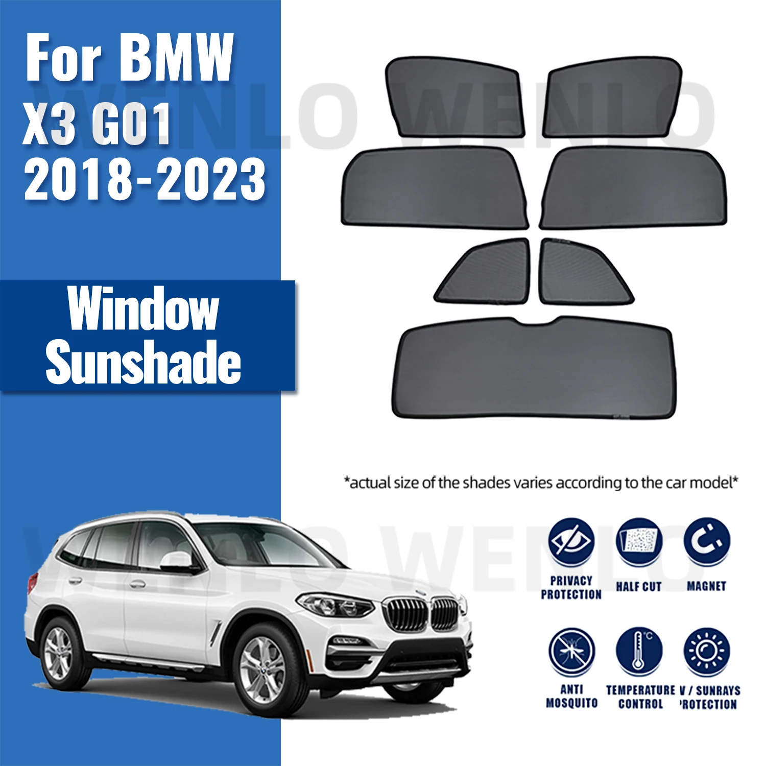 Солнцезащитный козырек для BMW X3 G01 F97 2018-2023 IX3