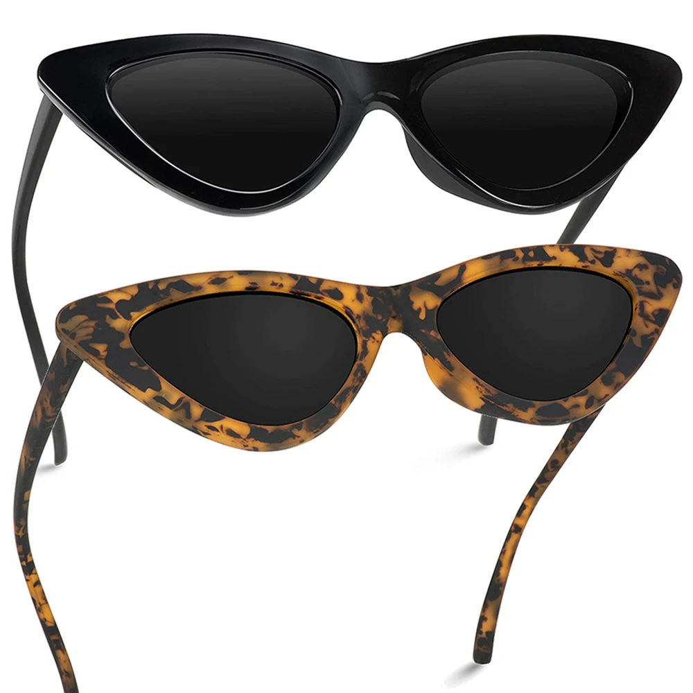 

Vintage Cat Eye Sunglasses Fashion Small Frame UV400 Shades Sun Glasses Party Travel Streetwear Trendy Eyewear Anti-glare
