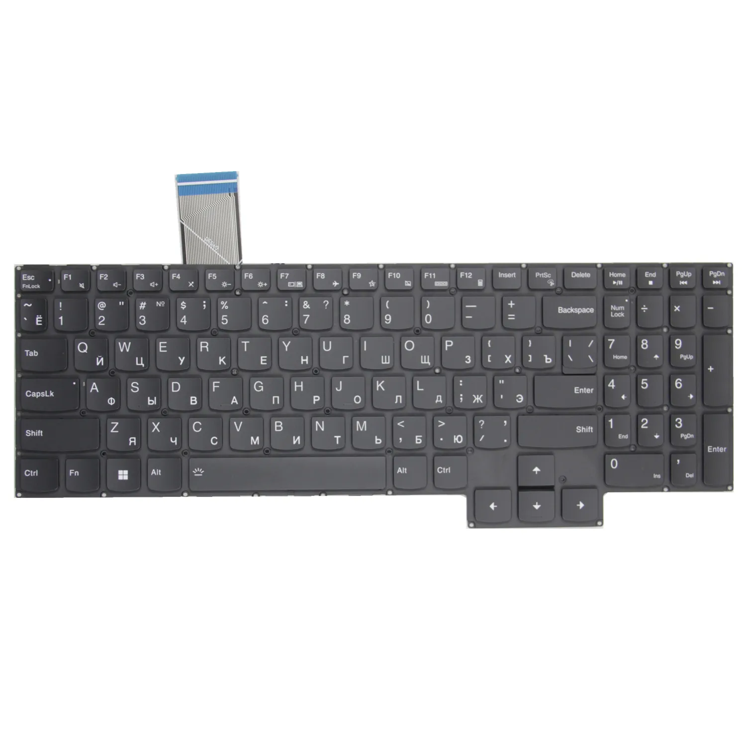 Teclado dos Eua e da Rússia para Lenovo Gaming 315imh05 15arh05 15ach Gy530 Gy550 Gy570 R7000 Y7000 2023 2023 R9000p Y9000p 2023 100 Novo - Imagem 5