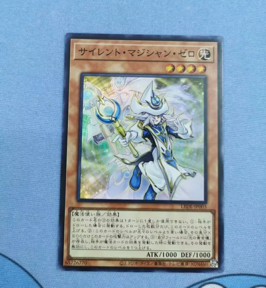 Duel Monsters Yugioh Konami Lede-Jp003 Silent Magician Zero Super Rare Collezione Giapponese Mint Card