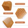 Massage Comb for Home Multi-purpose Natural Wooden Boxwood Girl Hair Styling Miss 4