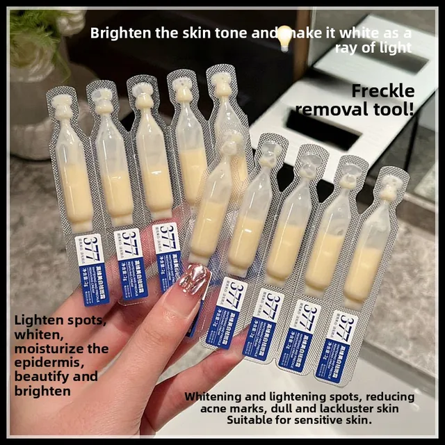377 blanchiment taches de rousseur Essence éclaircissante Inhibition mélanine décoloration Pigmentation Essence crème soins du visage soins de la peau 1