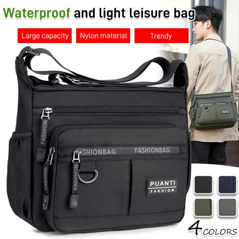 WaterproofLightLeisureBagMessengersBagCrossbodyCasualShoulder