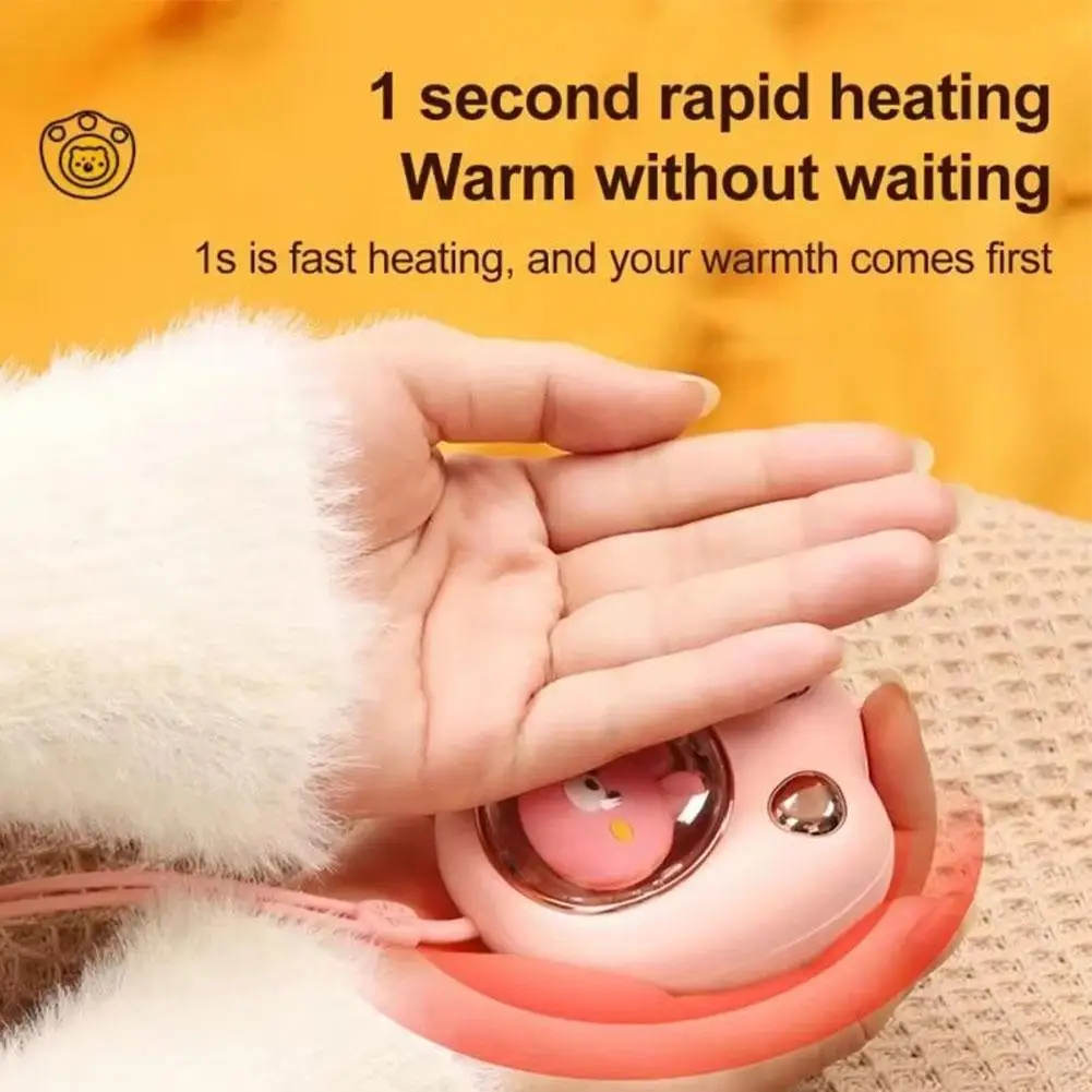 Cute Cat Paw Hand Warmer USB Rechargeable Portable Winter Keep Warm Gadget Pocket Mini Electric Heater Hand Warmer