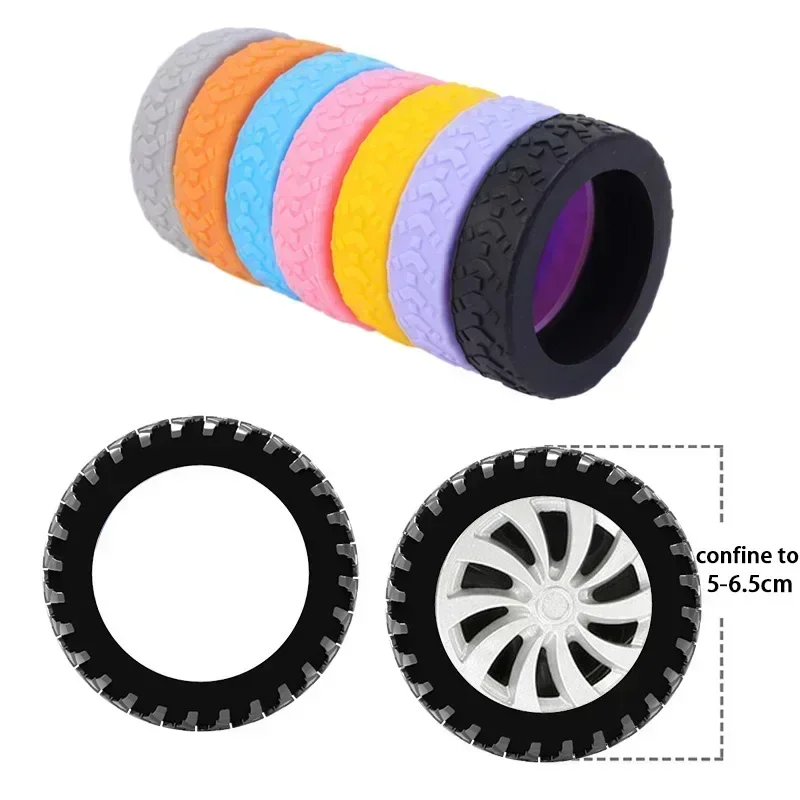 Silicone Wheels Protector 1/24Pcs Thicken Texture for Luggage Reduce Noise Wheels Cover Accessories