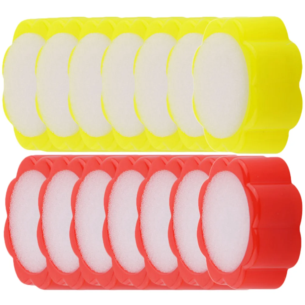 

16 Pcs Sponge Cylinder Hand Wet Device Cash Counting Supply Finger Tool Sponges Durable Cashier Must Have