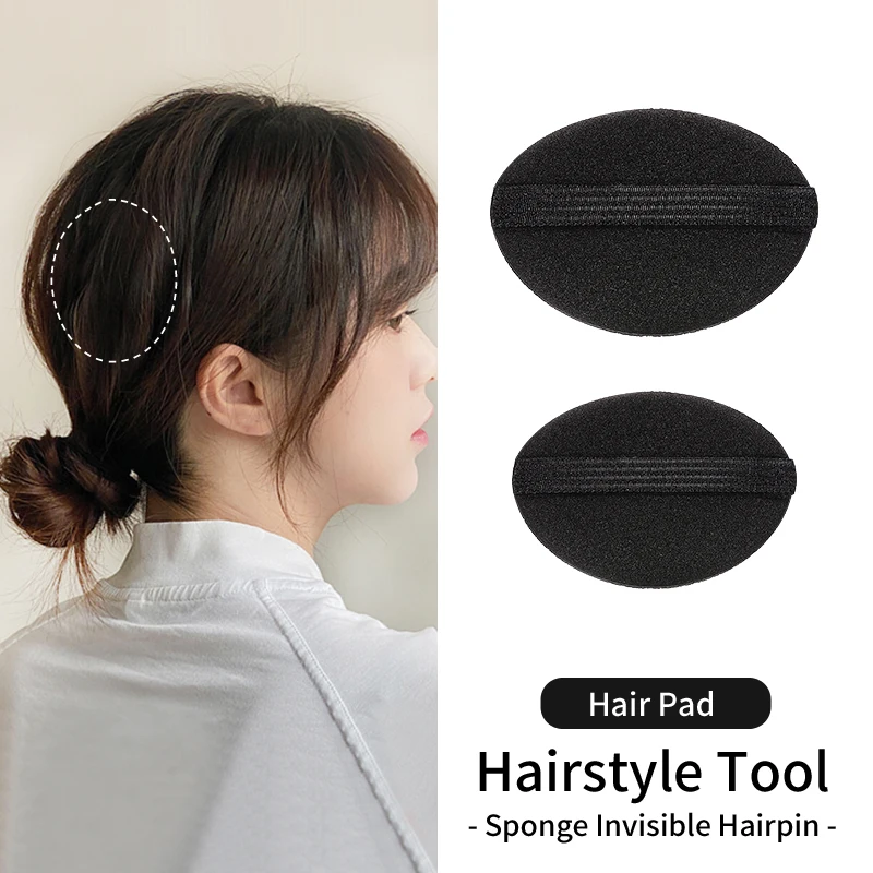 2Pcs Sponge Hair Maker Styling Increase Fluffy Base Magic Bun Bump Modeling Insert Tool Headwear Accessories |