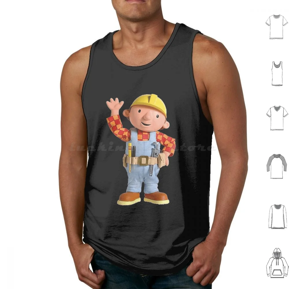 Bob The Builder Classic. Canotte Gilet Senza Maniche Bob The Builder Builder Classic Bob Funny Dizzy Pbs Adventure Ceebeebies