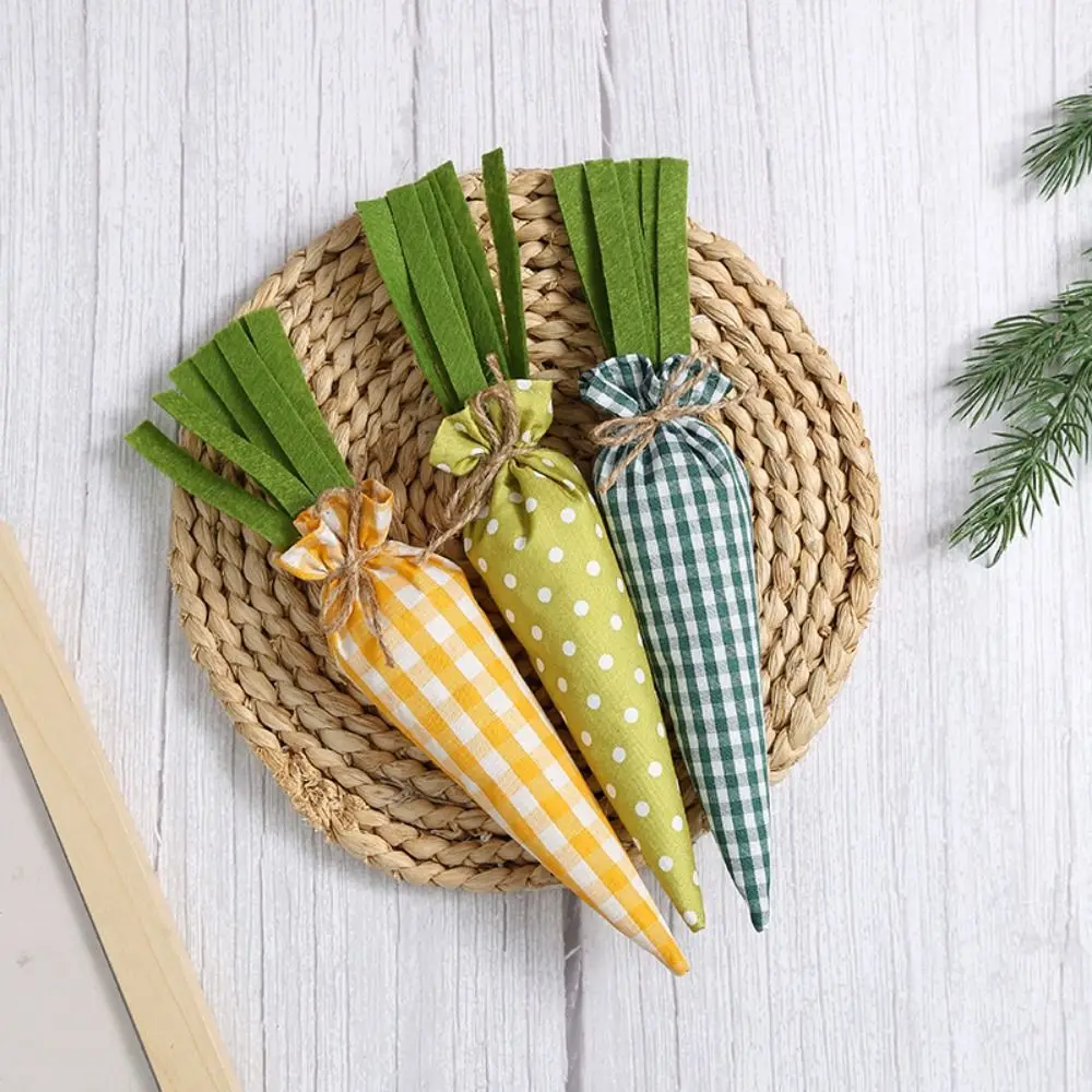 

Easter Fancy Carrot Doll Hanging Fabric Party Scene Easter Decoration