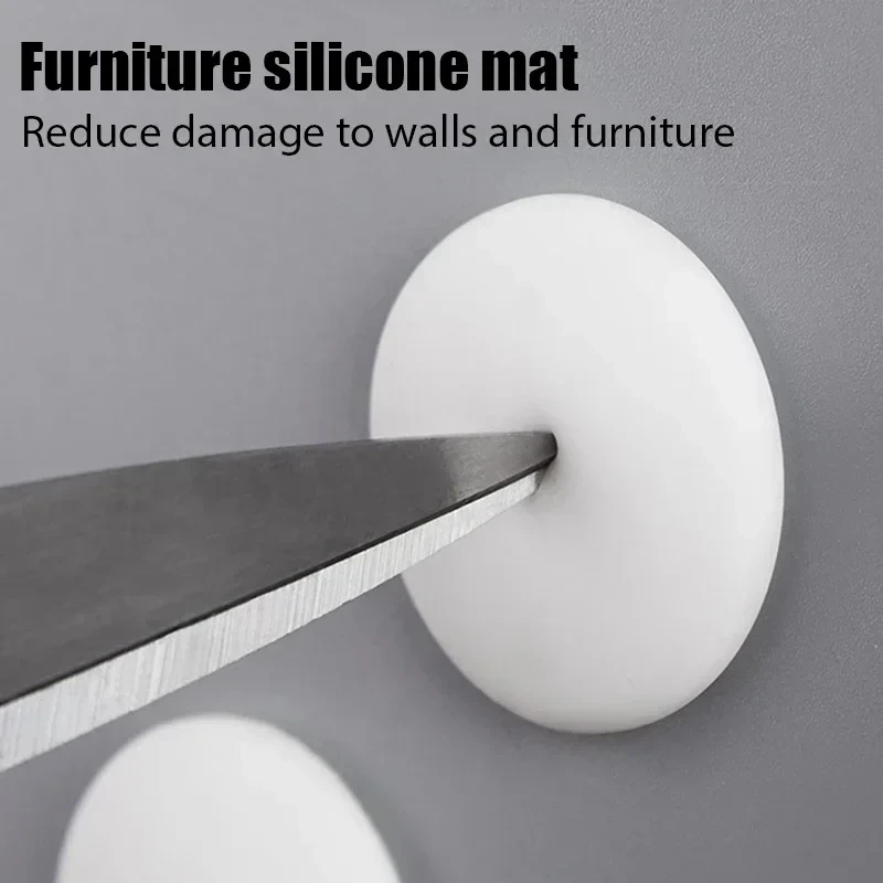 Silicone door stoppers,rubber door stoppers 10PCS Door Stops Rubber Wall Protectors Guards Self Adhesive Door Handle Bumper Stoppers Protective Plug Non-slip Muffler