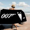 British Legend J-James B-Bond 007 Cartoon Beach Towel Cute Kawaii Room Decor Bath Girls Children Hand Towels For Bathroom Shower 1