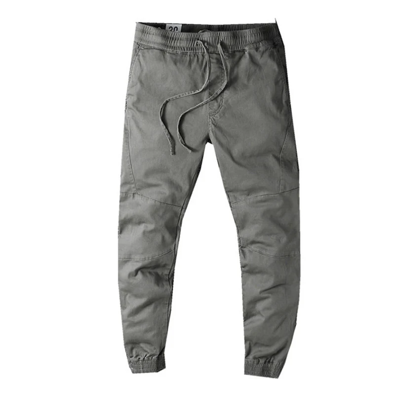 

Wholesale 2022 Jogger Pant Net Pattern Micro-elastic Mens Casual Pants Tie-foot Sports Pants Youth All-match Elastic Waist Pants