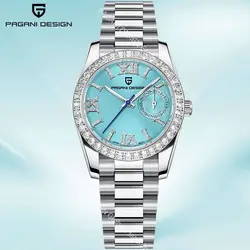 2023 New PAGANI DESIGN Exquisite Women's Diamond Quartz Watch Sapphire Glass Elegant Generous and Simple Women's Watch