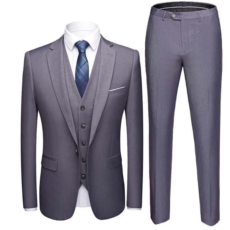 Mens suit Men Wedding 2 Pieces Suit 3 Set Blazers Full Luxury Coat Pants Design Latest Vest Business Slim Fit Jacket Trousers
