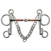 Professional Horse Bit Stainless Steel Chain Horse Snaffle Bit Equestrian Harness Equipment Product 2