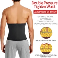 Hommes Abdomen réducteur Sauna corps Shaper Fitness sueur tondeuse ceinture taille formateur ventre minceur Shapewear taille formateur Corset nous 4