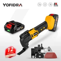 Brushless Electric Oscillating Multi Tool 6 Gears Cordless Rechargeable Trimming Shovel Cutting Machine For Makita 18V Battery 1