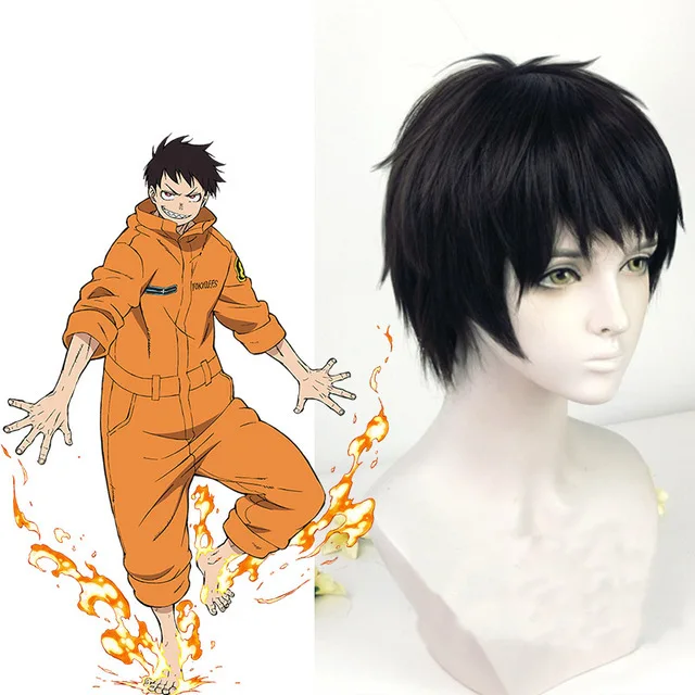 Enn No Shouboutai Fire Force аниме Tamaki Kotatsu косплей парик для женщин и мужчин Shinra Kusakabe ролевая игра Пожарная служба парик