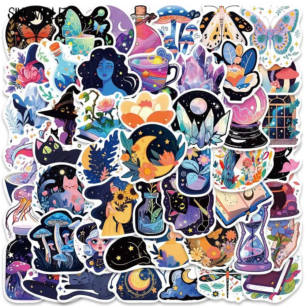 

10/30/50 шт., Стикеры для багажа, гитары