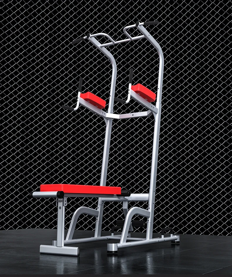 Oem Factory Barra Orizzontale Power Rack Con Panca Pesi Dip Station Tower Single Parallel Bar Attrezzature Per Il Fitness Pull Up Bar
