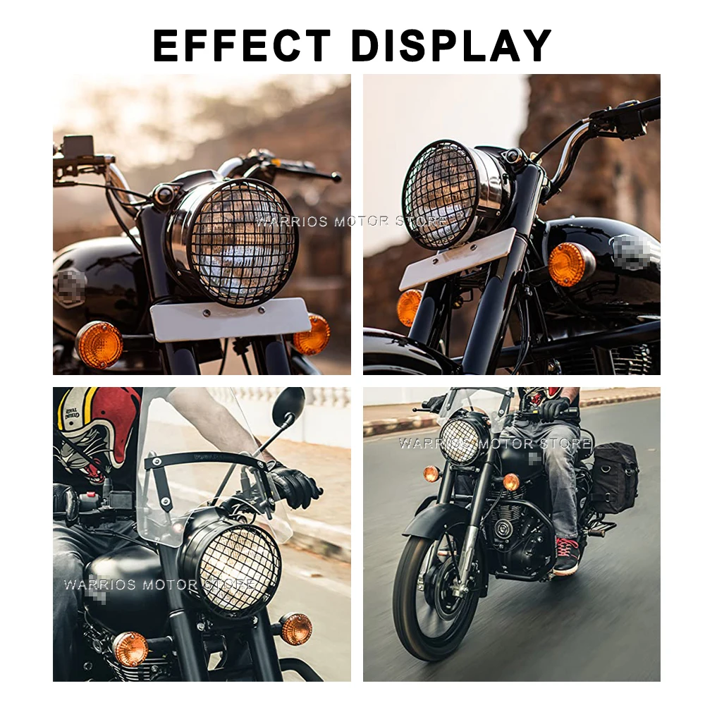 royal enfield classic 350 headlight guard