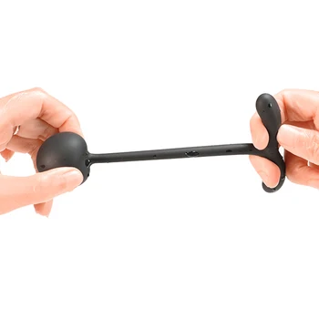 Anal Beads Metal Balls Inside Silicone Butt Plug Sex Toys for Women Men Gay Prostate Massage Cherry Pull Anus Dilator 5