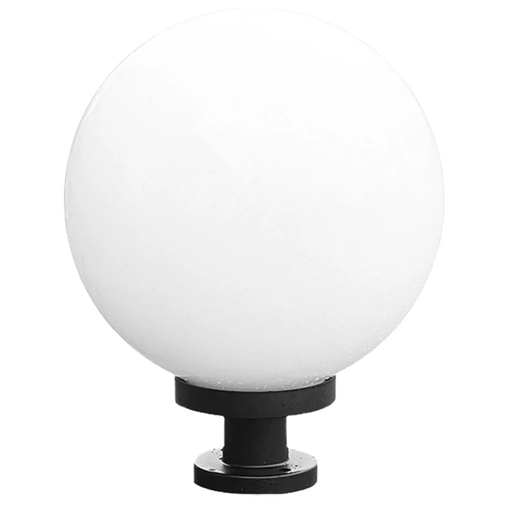 

Outdoor Post Light Globe Acrylic Lamp Post Globe Replacement Decorative Outdoor Fixture Light Cover Globe Patio Column