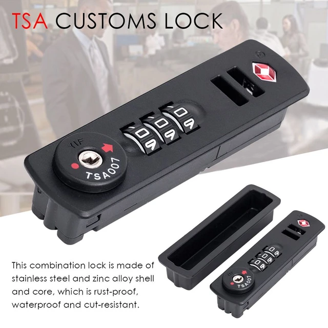 High Security Anti-Theft 3-digit Combination Lock TSA21123 Multi-purpose  Customs Password Lock For Luggage Suitcase Code Padlock - AliExpress