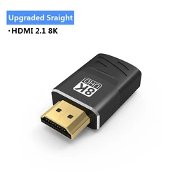 Ultra HD HDMI 2.1 Extender with F/F and M/F Connectors - Supports 8K60Hz & 4K@120/144Hz for Monitors, Laptops, and TVs (8K - Sraight)