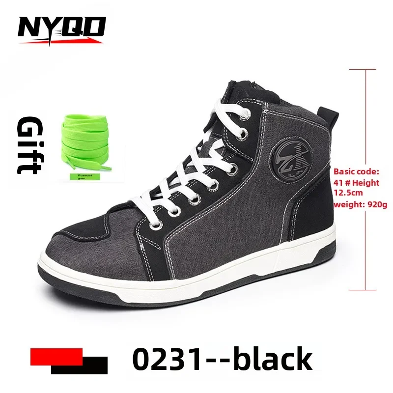 Motorcycle Boots Motorcycle Riding Shoes All Season Breathable and Anti Fall Riding Equipment for Riders