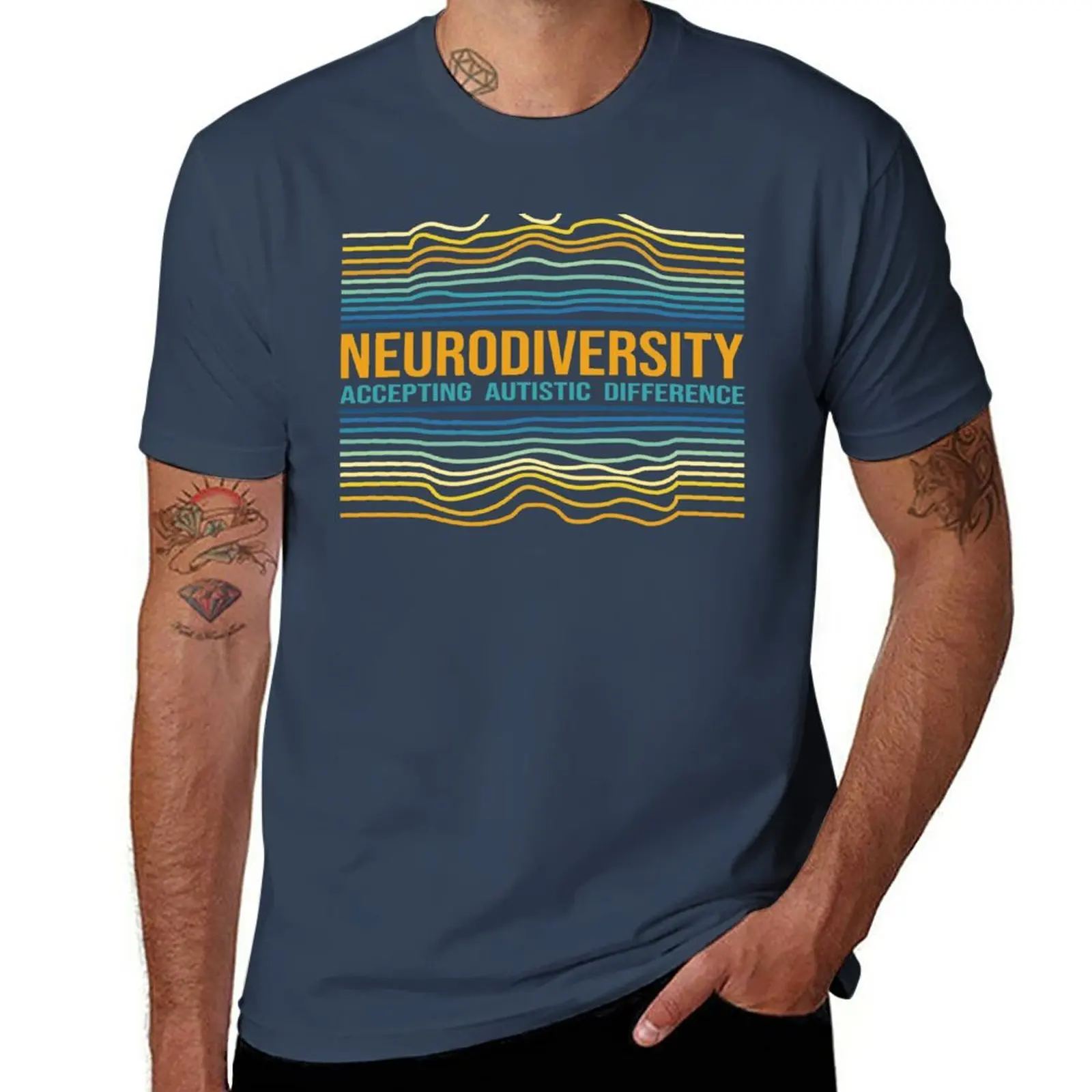 

New Neurodiversity - Accepting autistic difference T-Shirt quick-drying t-shirt Blouse custom t shirt oversized t shirt men