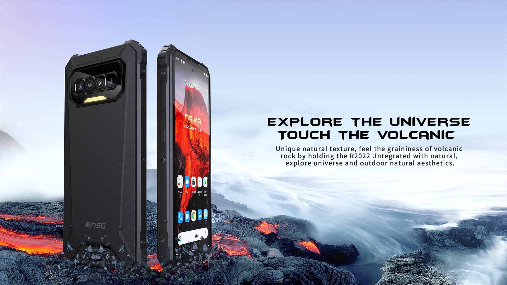 F150 R2022 Rugged Smartphone 8GB+128GB 6.78" FHD Andriod11 8300mAh Octa Core Mobile Phone 64MP Camera Cell Phone Dual SIM 4G NFC best gaming cellphones