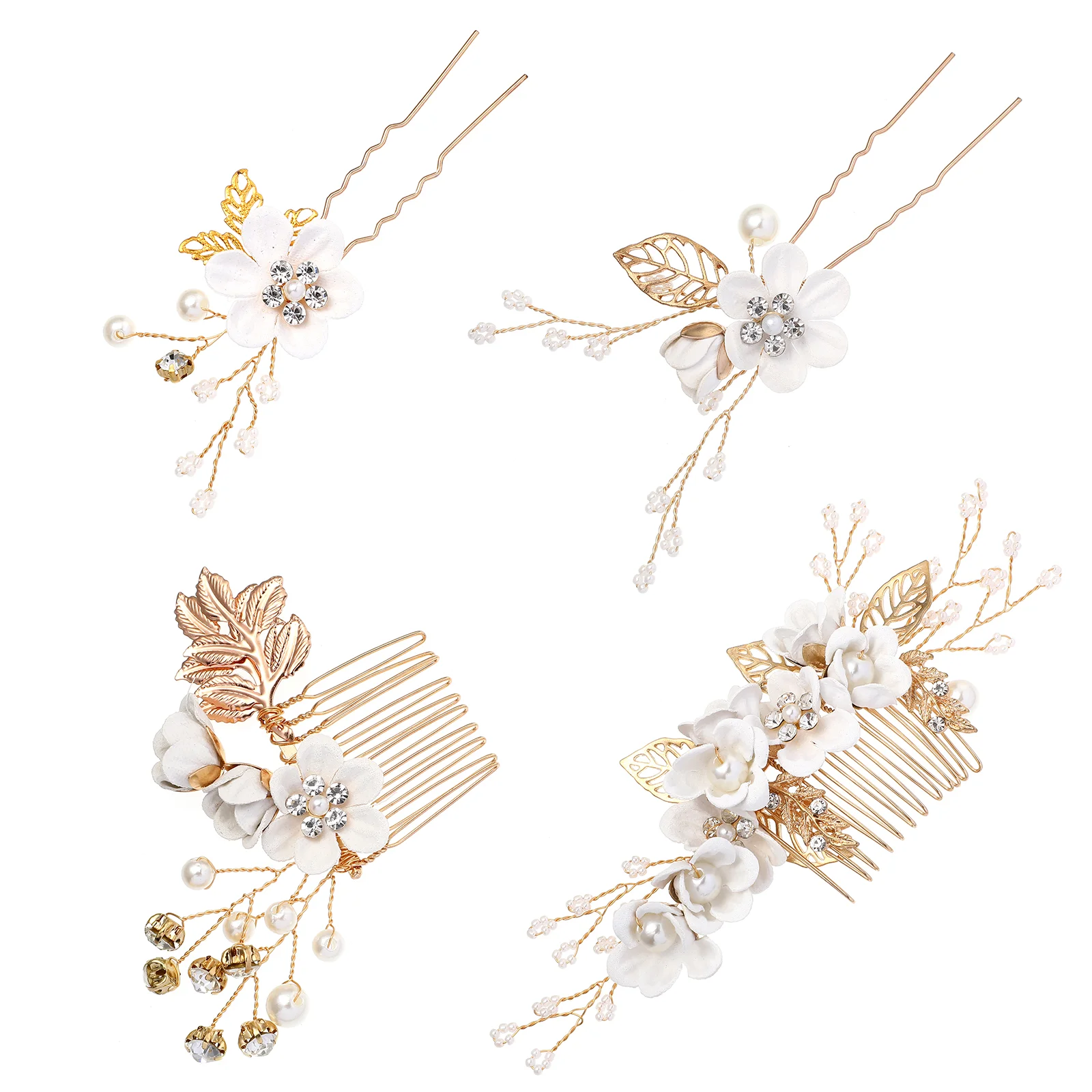 

Accesorios Para Wedding Accessories Gold Hair Clips Pearl U Shaped Bridal Pin Bride