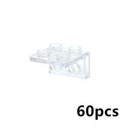 Clear Building Block Display Stand - Educational Toy Accessories (60pcs)