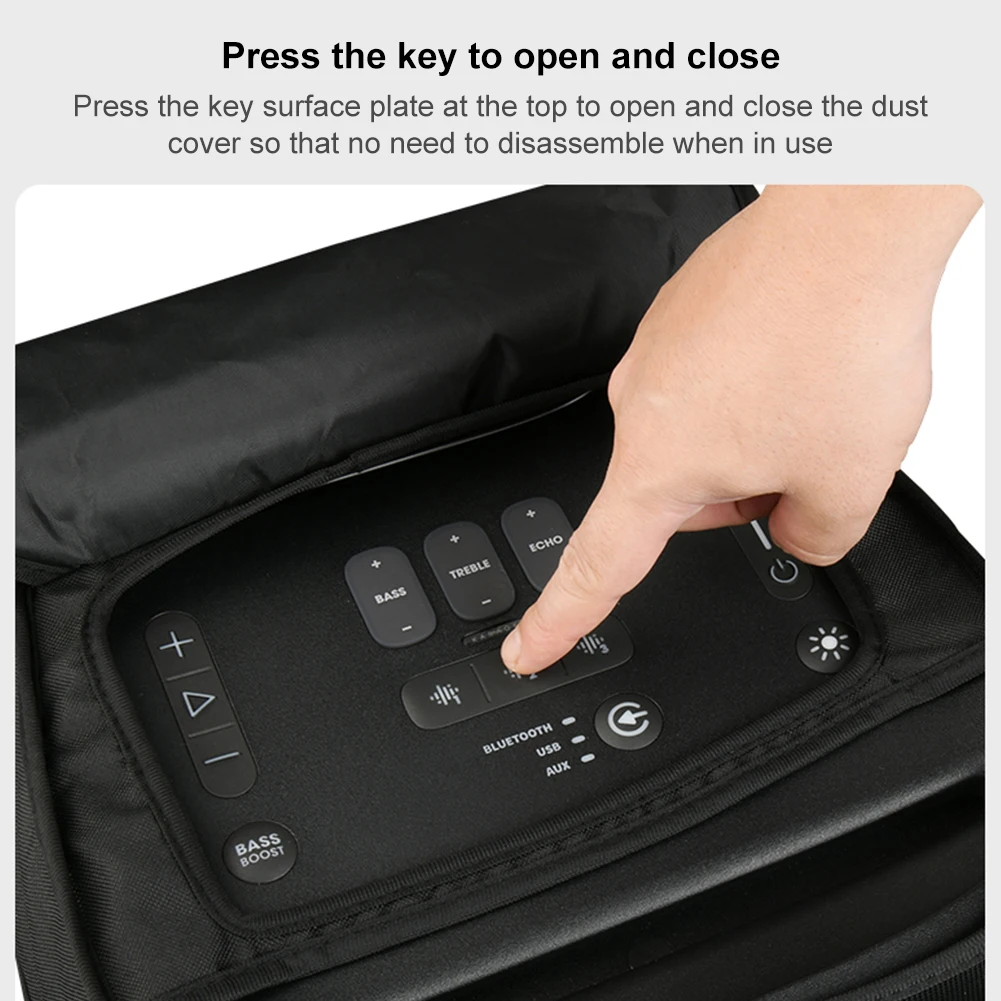 Speaker Dust Cover Large Capacity Mesh Slip Case Resistant Speaker Protector Cover for JBL PartyBox 310 Speaker Accessories