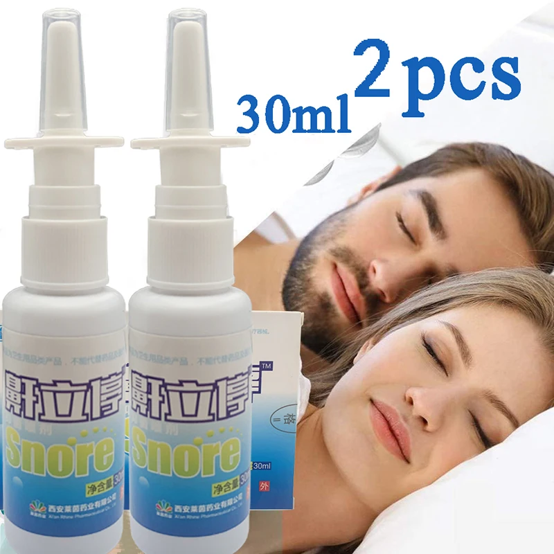 

30ML Anti Snoring Spray Stop Snore Throat Relief Sleeping Relief Liquid Easier Breath Better Cold Sneezing Care Nose Health