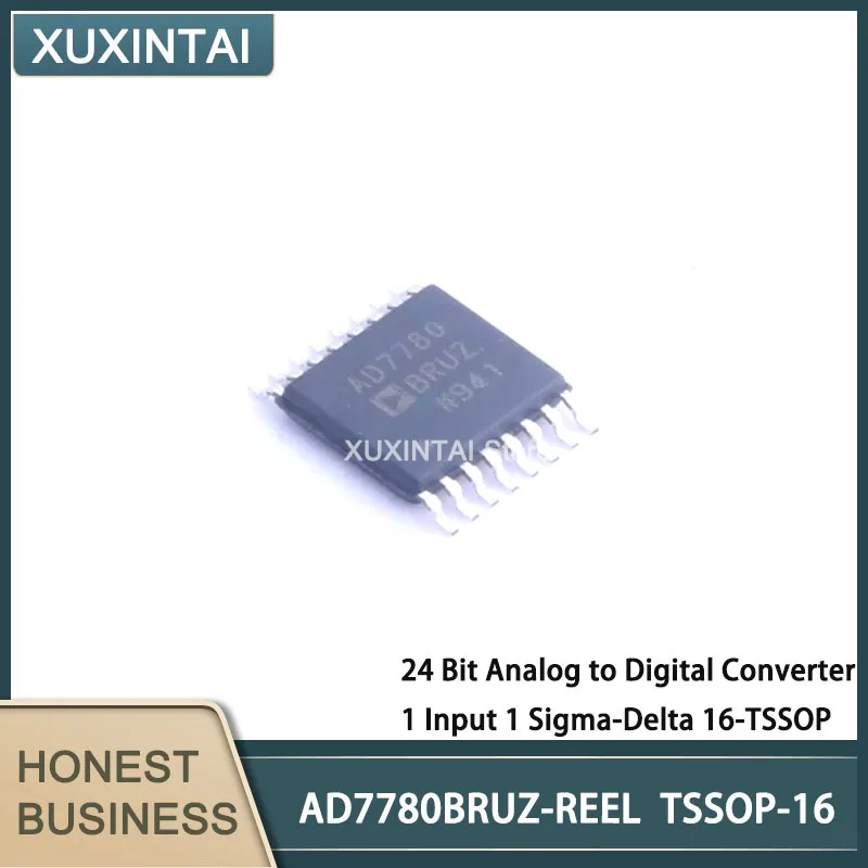 10 Pz/Lotto Nuovo Originale Ad7780Bruz-Reel Ad7780Bruz Convertitore Da Analogico A Digitale A 24 Bit 1 Ingresso 1 Sigma-Delta 16-Tssop