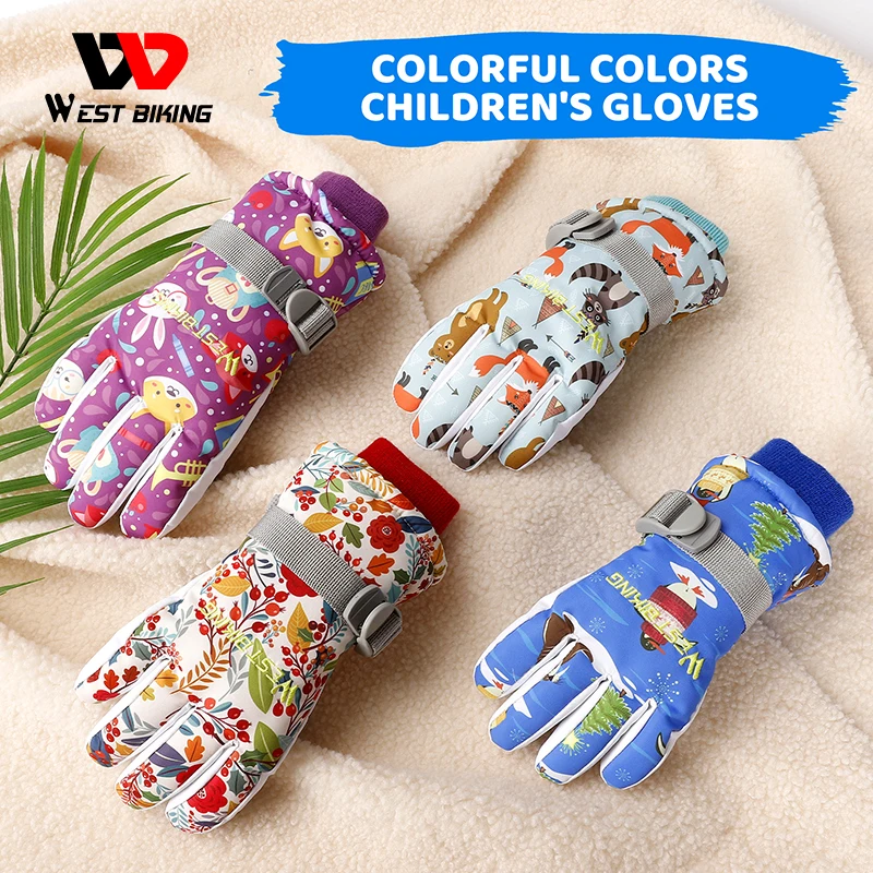 

Girls Boys Waterproof Warm Gloves Children Winter Snow Windproof Ski Gloves Outdoor Kids Skiing Snowboard Gloves Riding Mittens