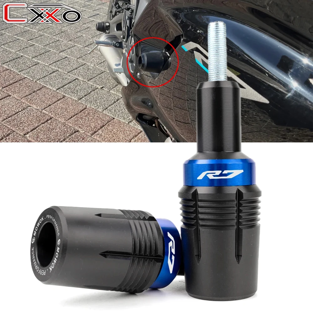 

1 Pair YZFR7 Motorcycle Accessories Falling Protection Pad For YAMAHA YZF R7 yzfr7 2021 2022 2023 Frame Sliders Crash Protector