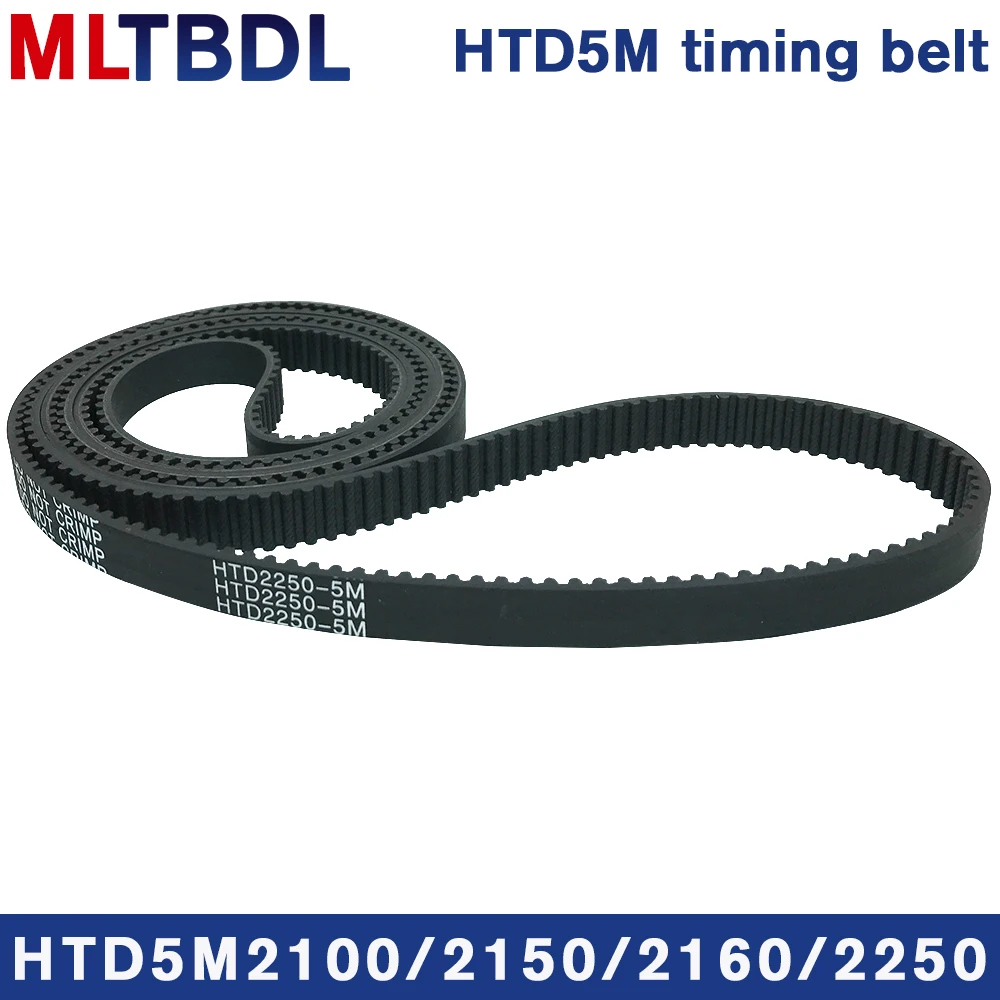 Htd 5m Correia Dentada c = 2100 2150 2160 2250 Largura 10 15 20 25 mm Dentes 420 430 432 450 Htd5m Correia Síncrona 17505m 1790-5m 1800