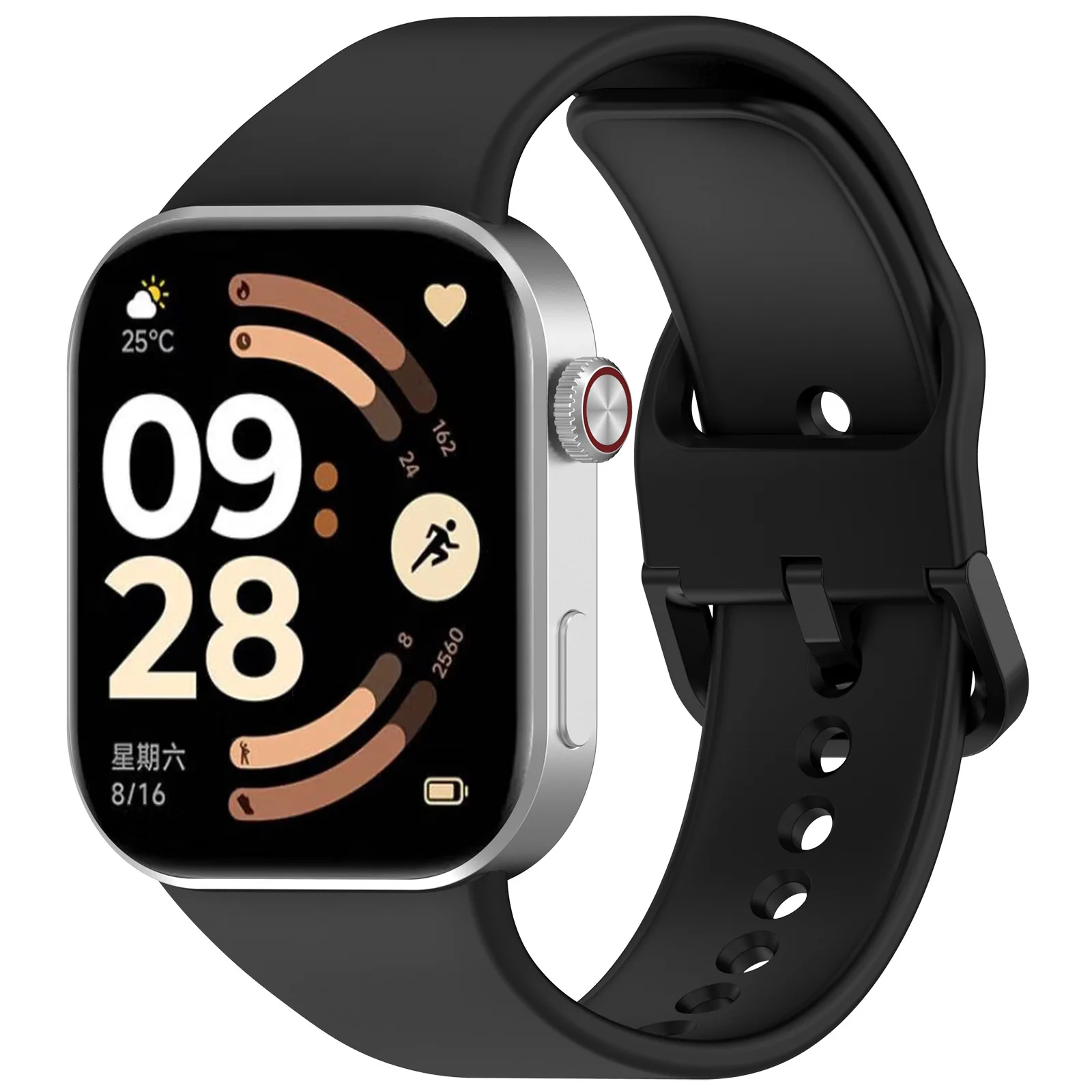 Silicone Sports Comfortable Smartwatch Strap - Soft and Durable Bracelet