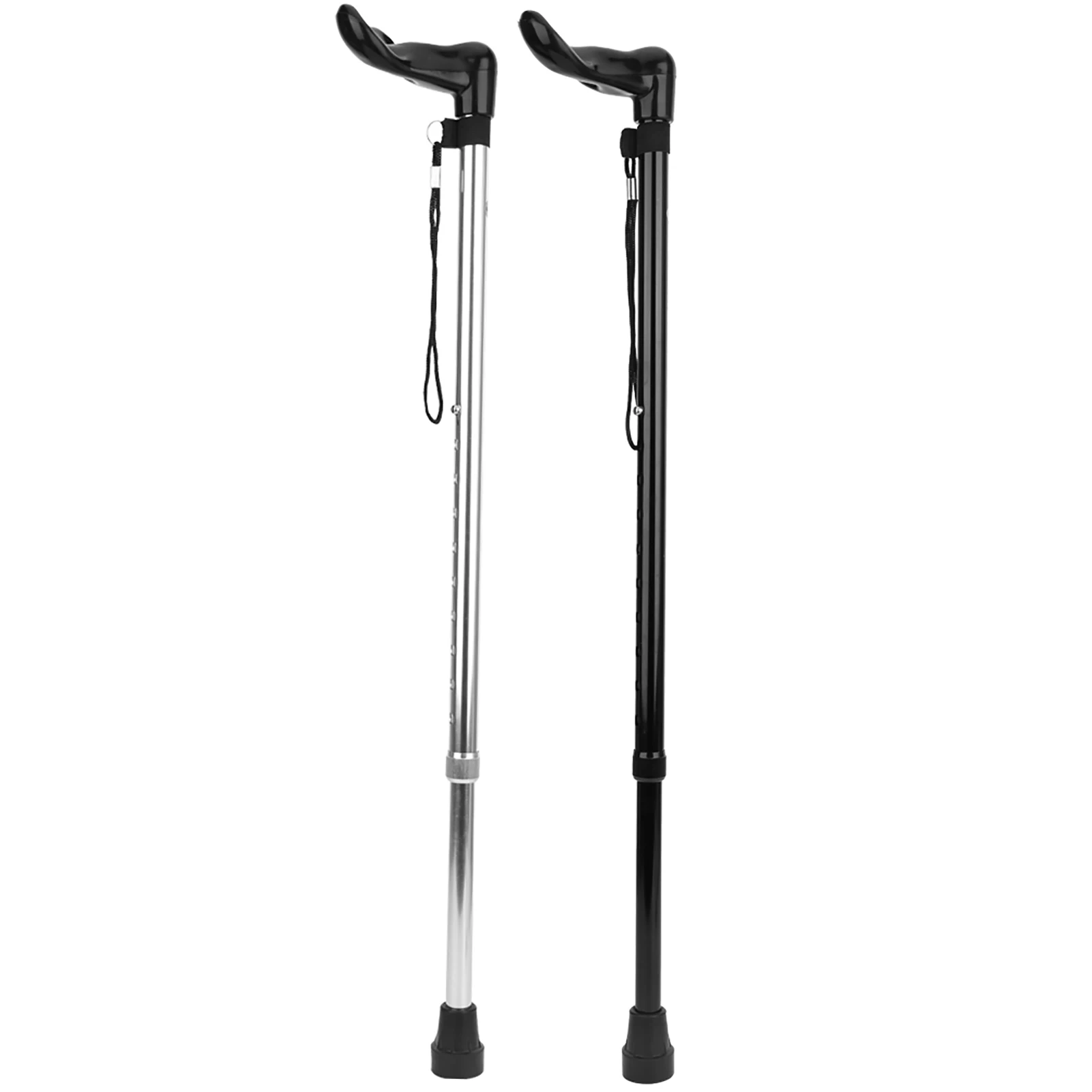 Poles Aluminium Alloy Elderly Poles Telescopic Walking Stick Crutch Camping Travel for Hiking Mountaineering trekking pole,walking stick,trekking poles